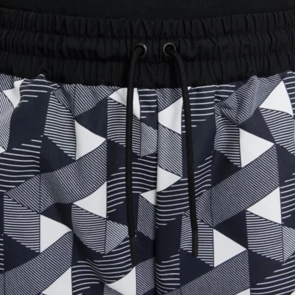 Nike Women’s Nylon Pants Women’s Geometric Black Rainwear, walk-in outdoor pants - Picture 5 of 11